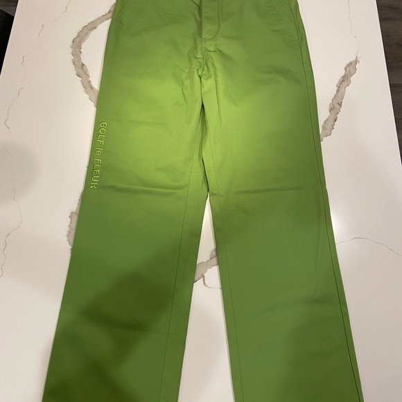 Golf Le Fleur Green Trousers